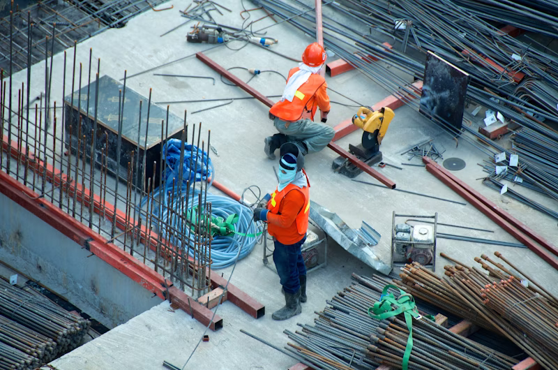 Contractors at work