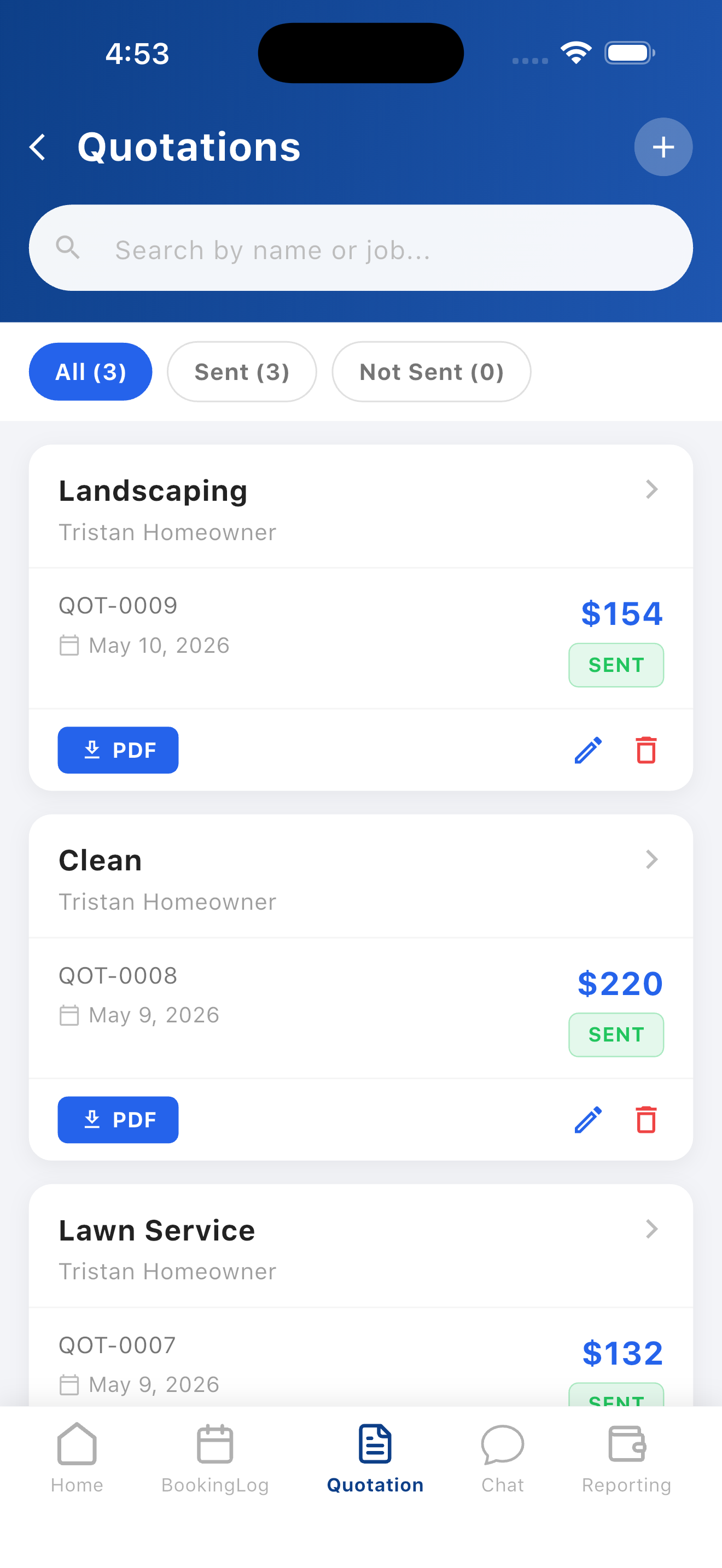 Submit Quotes